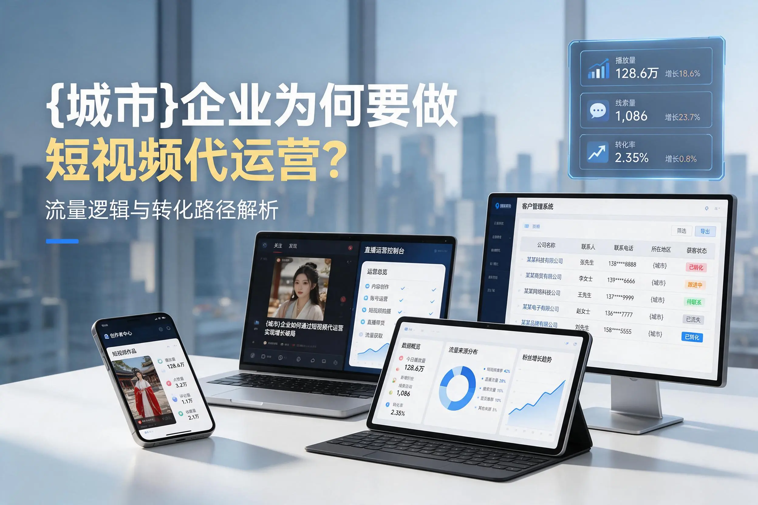 抚州企业为何要做短视频代运营？流量逻辑与转化路径解析