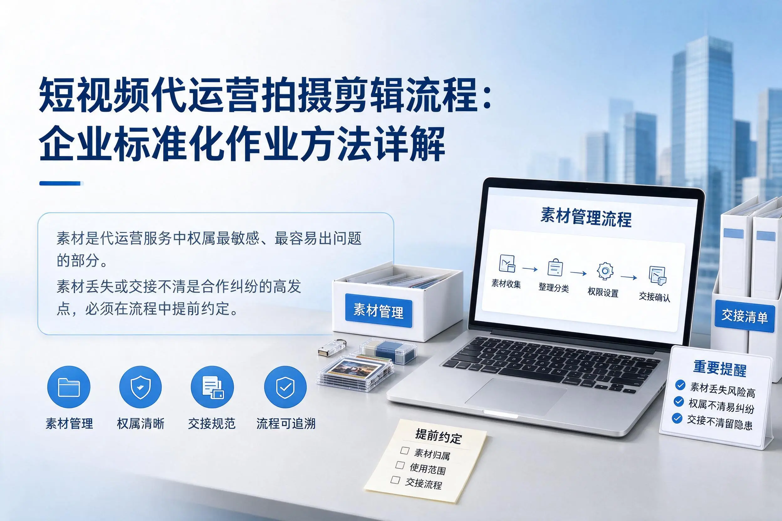 短视频代运营拍摄剪辑流程:抚州企业标准化作业方法详解