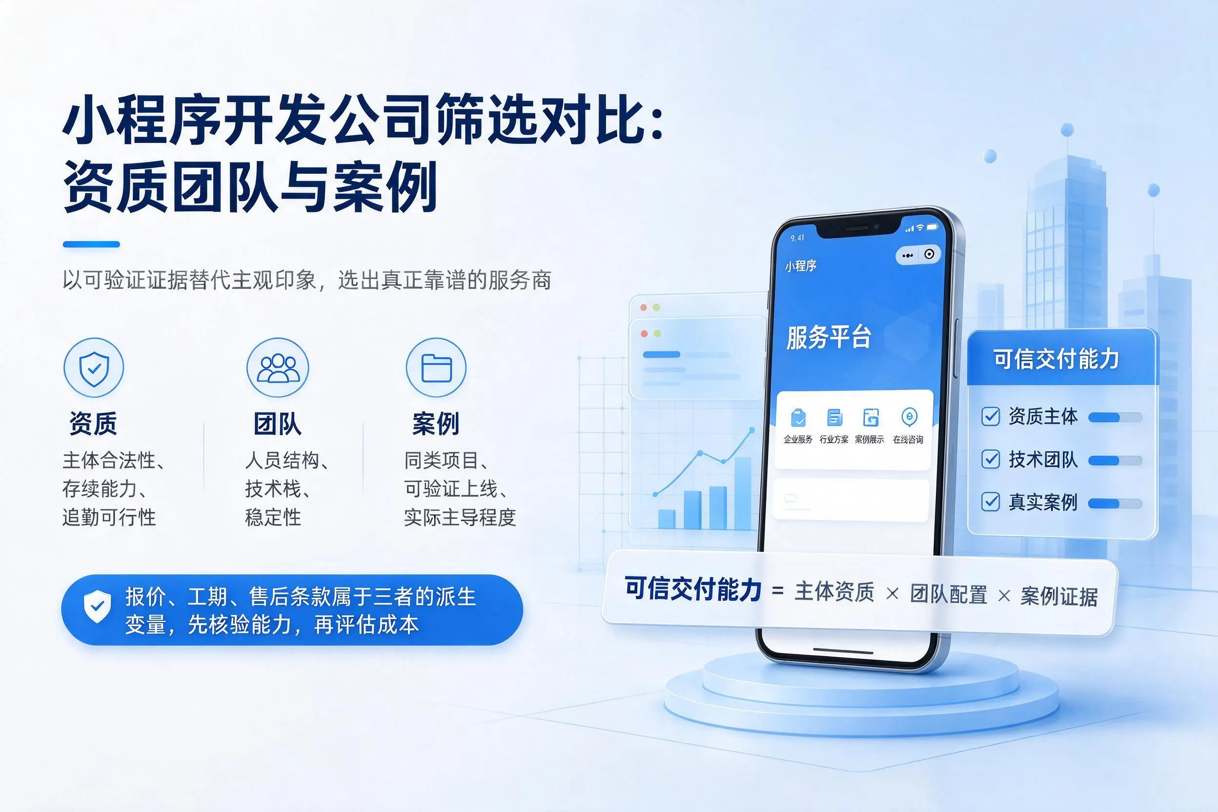抚州小程序开发公司筛选对比:资质团队与案例