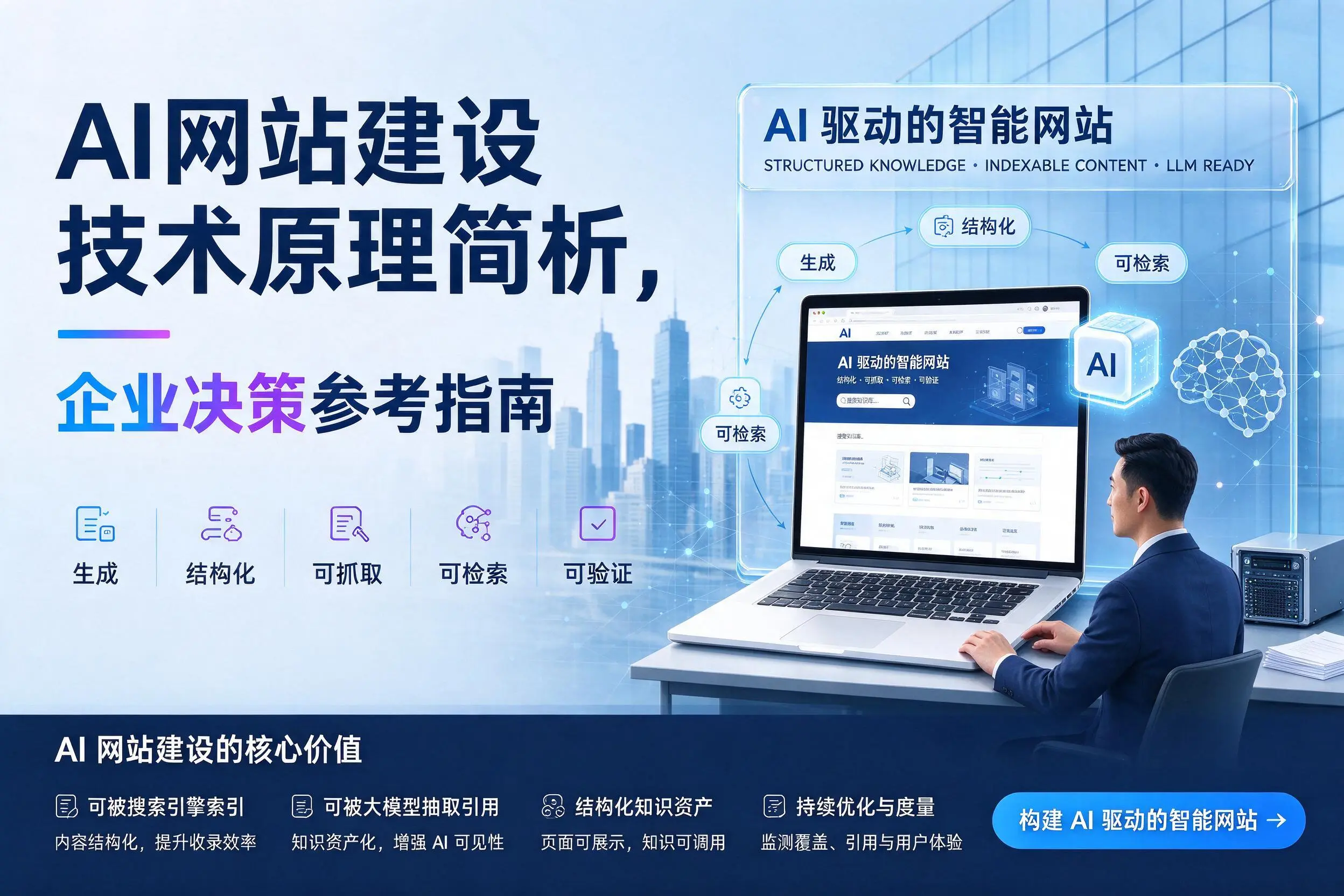AI网站建设技术原理简析，抚州企业决策参考指南