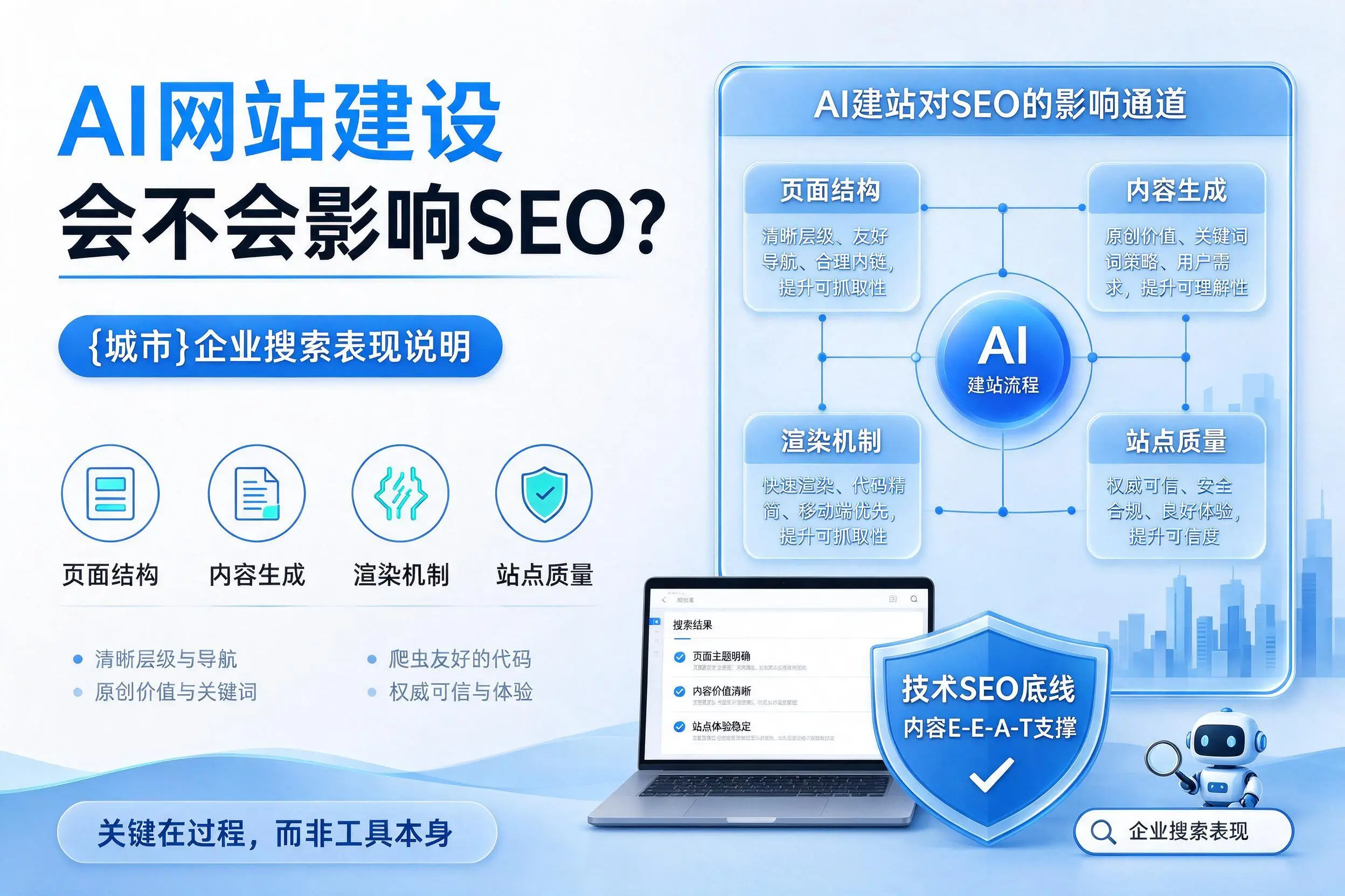 AI网站建设会不会影响SEO？抚州企业搜索表现说明