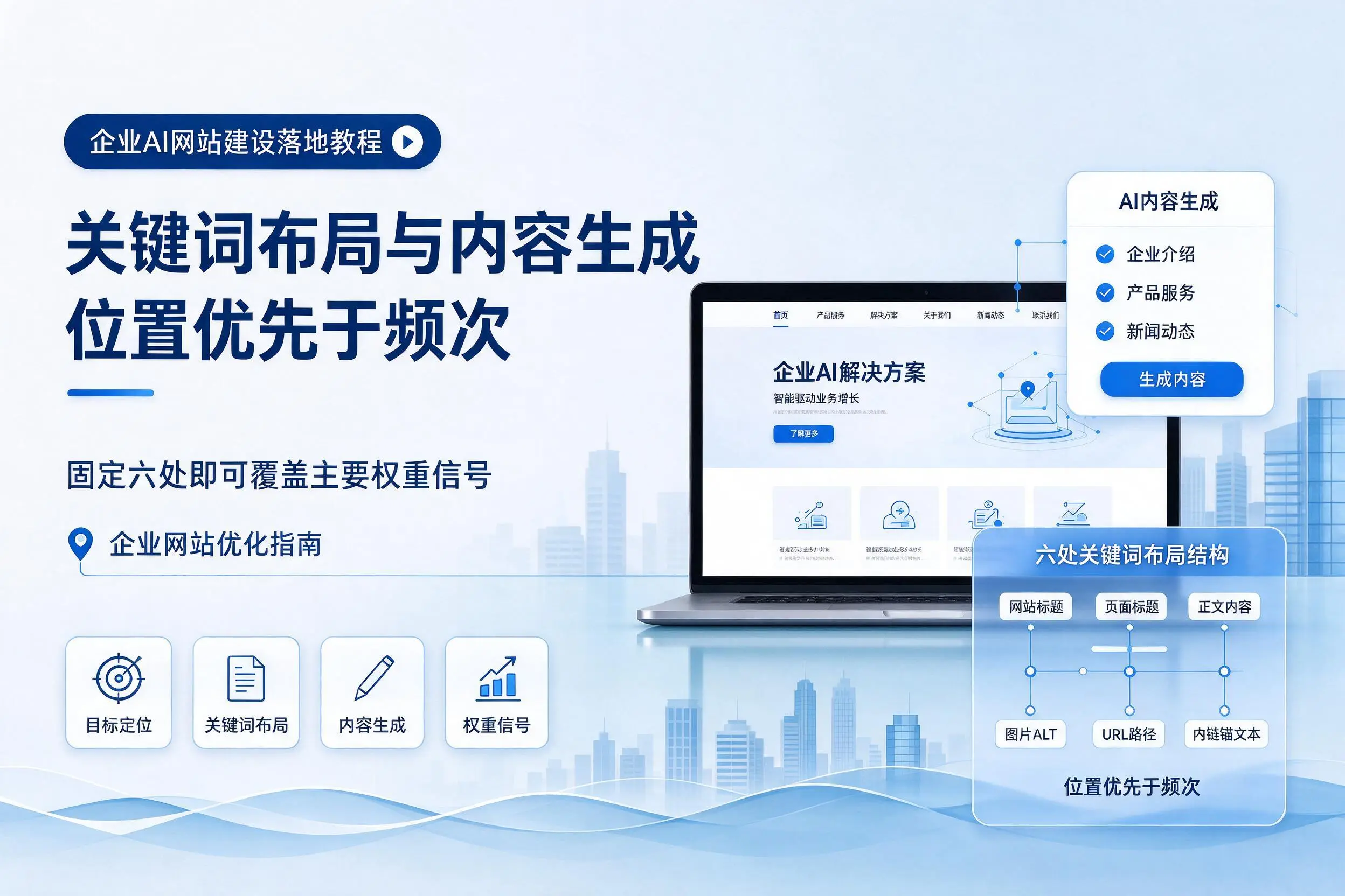 抚州企业AI网站建设落地教程:关键词布局与内容生成
