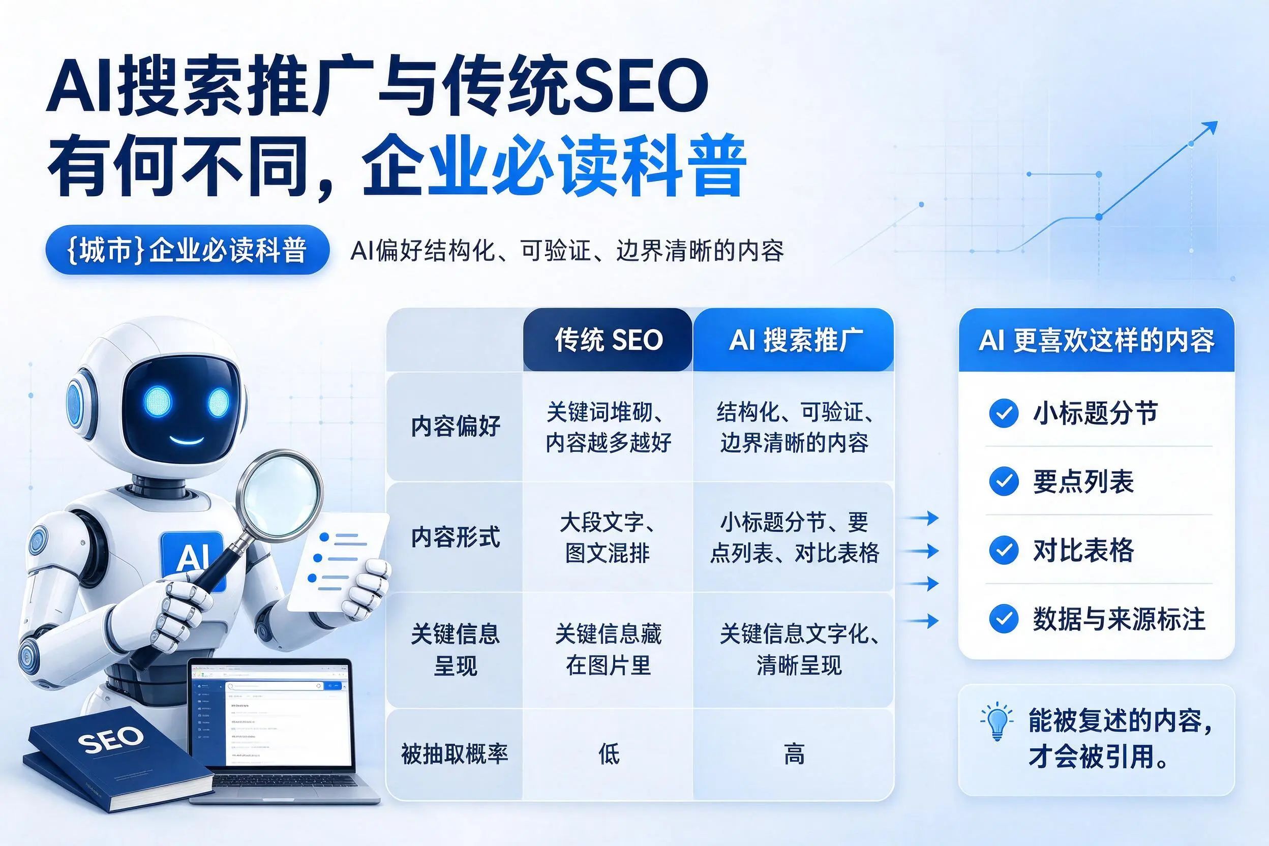 AI搜索推广与传统SEO有何不同,抚州企业必读科普